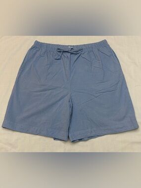 Vintage Northern Reflections Light Blue Casual Shorts with Flower Trim detail